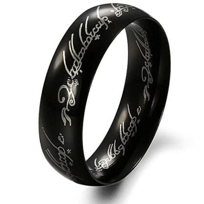 Anillo de acero inoxidable Señor de los anillos