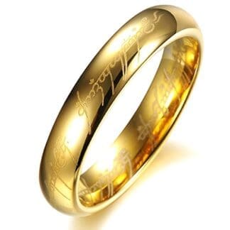Anillo de oro Señor de los anillos