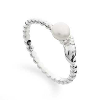 Anillo con Perla de plata 925