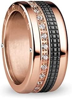 BERING Bracciale Donna Oro Rosa Collezione Arctic Symphony - Acciaio Inossidabile - Eleganza Senza Tempo HMY1-R-ME-190