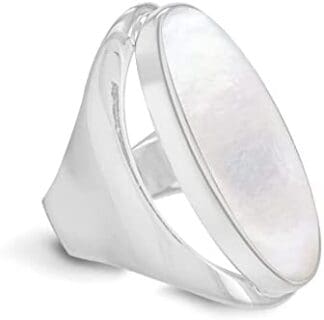 Tuscany Silver - Anillo de plata con nácar