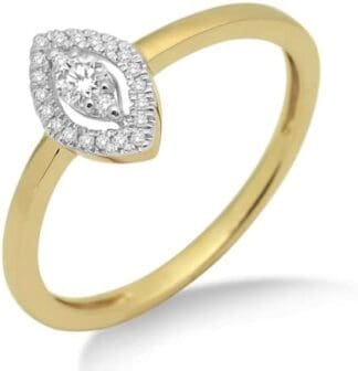 Miore MF9002R - Anillo de Mujer de Oro Amarillo (9k) con 23 Diamantes