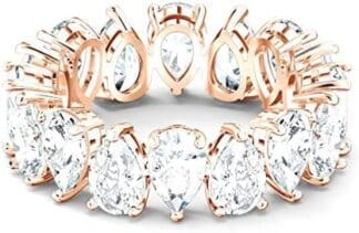Swarovski Anillo VITTORE:Ring Pear CZWH/Ros 2 60 5586162 Marca
