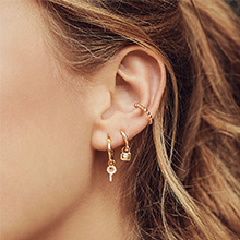 Pendientes y pendientes de aro