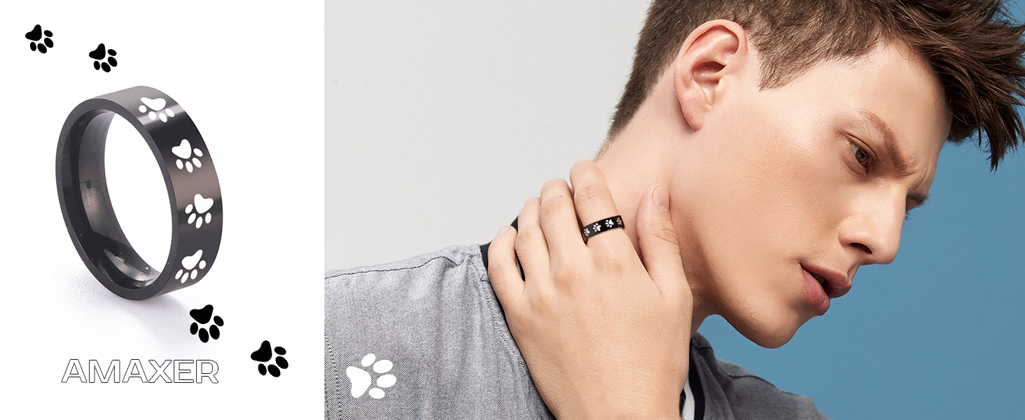 Anillo estampado animal