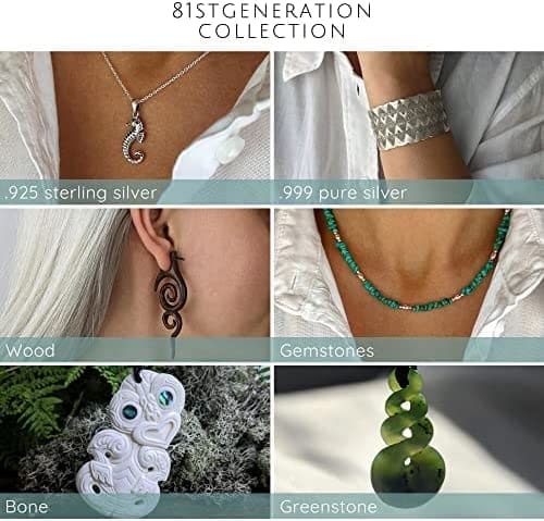 81stgeneration Anillo de Banda de Plata Esterlina 925 con Ola de Mar Océano Estilo Boho para Mujer - Imagen 7