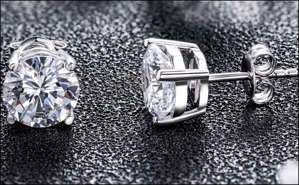 pendientes de diamantes