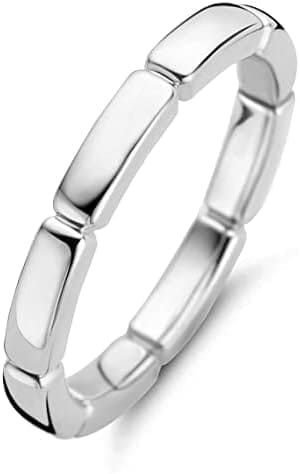 TI SENTO MILANO Anillo de alianza de mujer plata 925-, Plata de ley