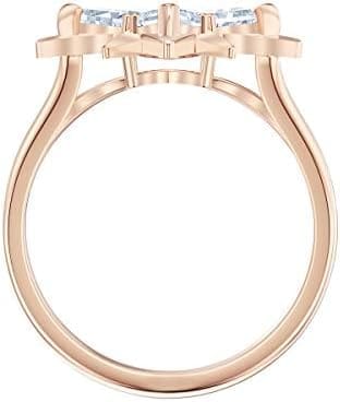 Swarovski Anillo con Motivo Symbolic Star, baño en Tono Oro Rosa, para Mujer - Imagen 2