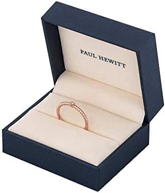 PAUL HEWITT North Star Anillo de Mujer en Acero Inoxidable - Anillo de Acero Inoxidable para Mujer, Anillo para Mujer de Oro Rosa con Cristal de Swarovski - Imagen 2