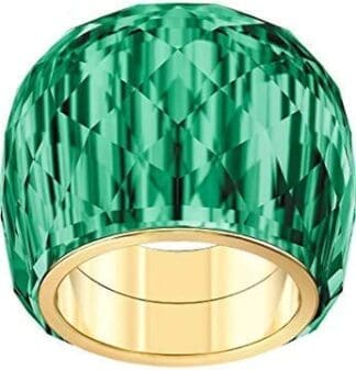 Swarovski Anillo 5508714 Nirvana Negro Tono Amarillo