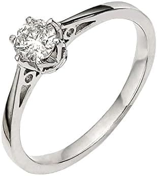 Anillo de compromiso G&S Diamonds con diamante de 1,6 quilates de primera calidad