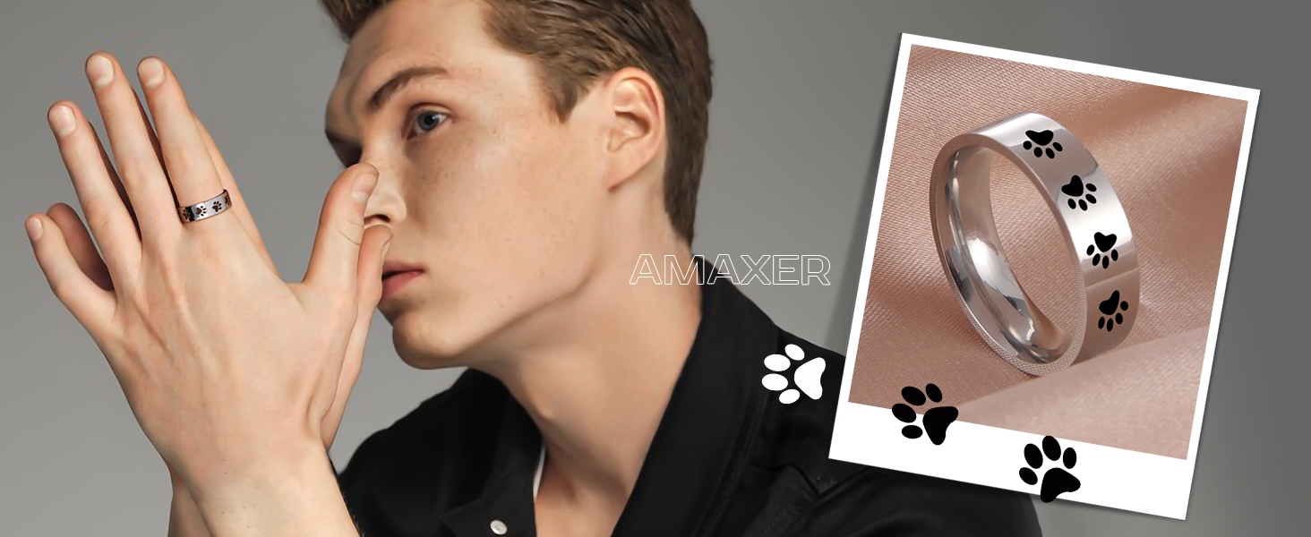 Anillo estampado animal