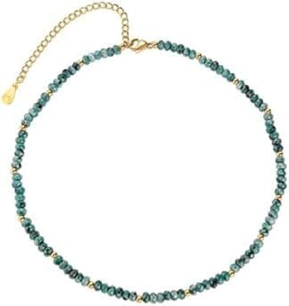 Colgante de mujer original con bolitas de colores. Cadena de acero quirúrgico bañada en plata/oro para mujer, niña ideal para regalo del día de la madre, cumpleaños, aniversario. Joyería mujeres