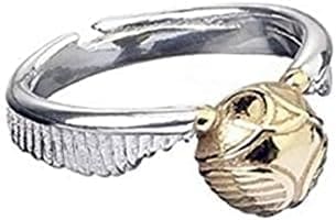Harry Potter - Anillo oficial de acero inoxidable dorado