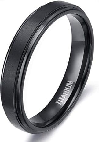 Zakk Anillo para hombre y mujer, titanio, anillos de compromiso, alianzas de boda, alianzas de boda, alianzas de boda, alianzas de boda, alianzas