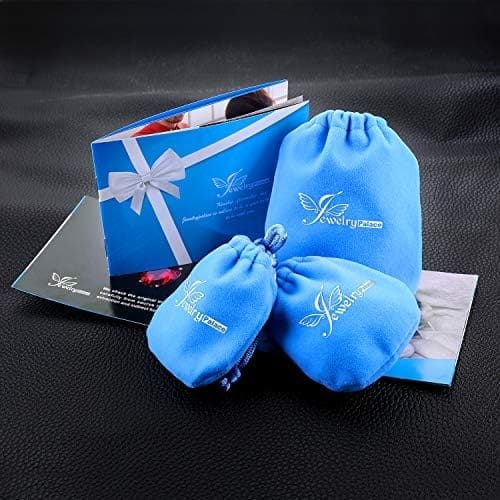 JewelryPalace Halo Pendientes Mujer Plata Oro 14k Oro Rosa, Corazón del Océano Pendientes de Tuerca 3.8ct Rubí Creado Rojo, Pendientes Pequeños Mujer Romántico Piedra, Pendientes Niña Joyas - Imagen 7