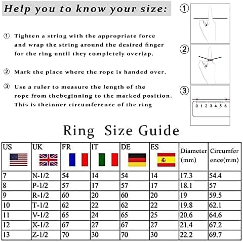 KALVICA 4 Piezas Anillos Hombre Mujeres Acero Inoxidable Anillos Giratorio Vikingo Runas Celtas Anillo de Cadena Negro Tamaño del Anillo 14-30(US7-13) - Imagen 6