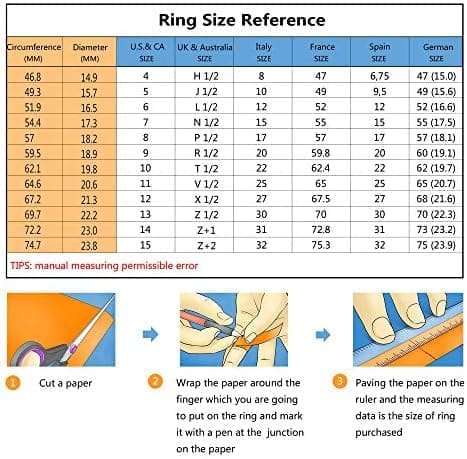 KnSam Anillo Oro Rosa de 18K Oro Blanco, Bicolor Dos Capas Pulido Anillo de Bodas con Diamante Blanco 0.009ct, Anillo de Hombre Anillo de Mujer (Precio por 2 Anillos) - Imagen 5