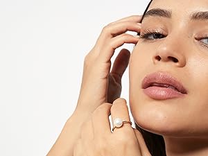 Anillo con Perla 8,5mm Plata de Ley